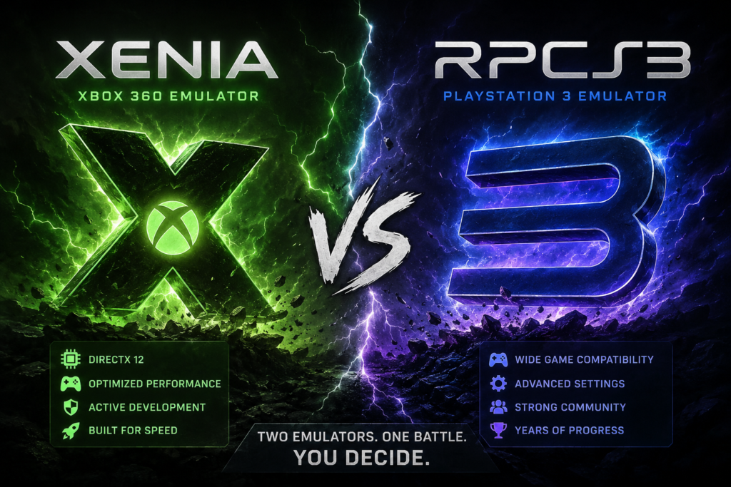 RPCS3 vs Xenia Emulator: Which One Should You Choose in 2026?